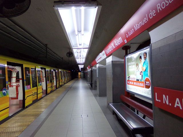 Estación Leandro N. Alem de la Línea B